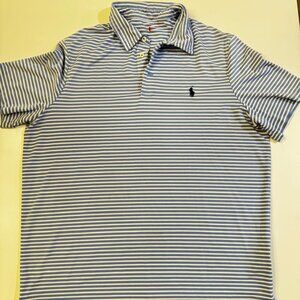 Polo Ralph Lauren Performance Striped Polo Shirt – Moisture-Wicking